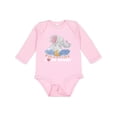 thumbnail image 1 of Inktastic I Love My Mommy Cute Elephants with Moon and Stars Boys or Girls Long Sleeve Baby Bodysuit, 1 of 5