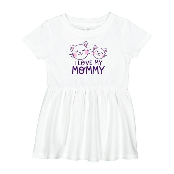 Inktastic I Love My Mommy Girls Baby Dress