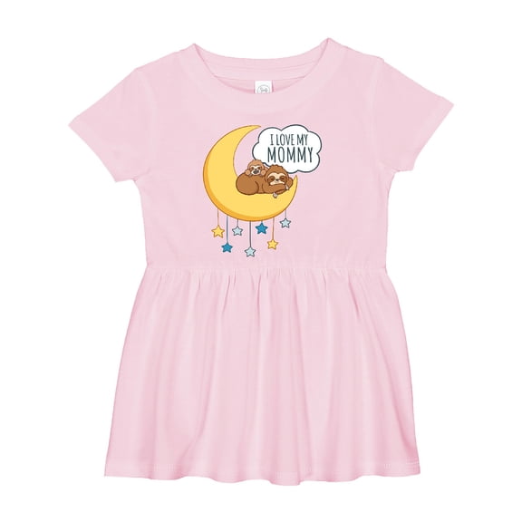 Inktastic I Love My Mommy Girls Baby Dress
