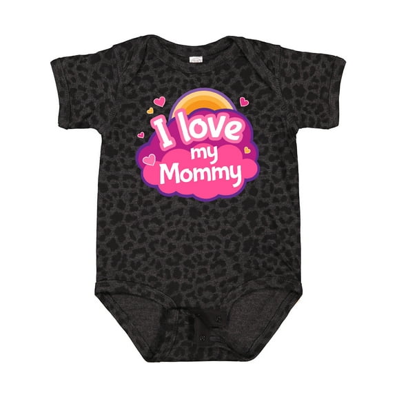 Inktastic I Love My Mommy Girls Girls Baby Bodysuit
