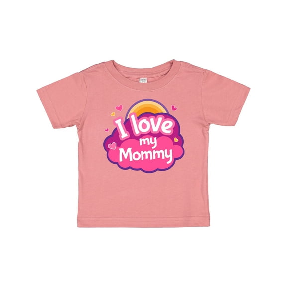 Inktastic I Love My Mommy Girls Girls Baby T-Shirt