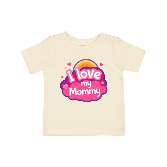 Inktastic I Love My Mommy Girls Girls Baby T-Shirt