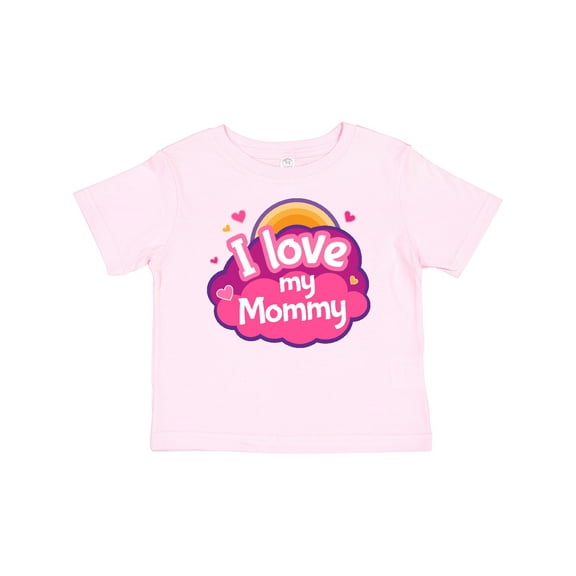 Inktastic I Love My Mommy Girls Girls Baby T-Shirt