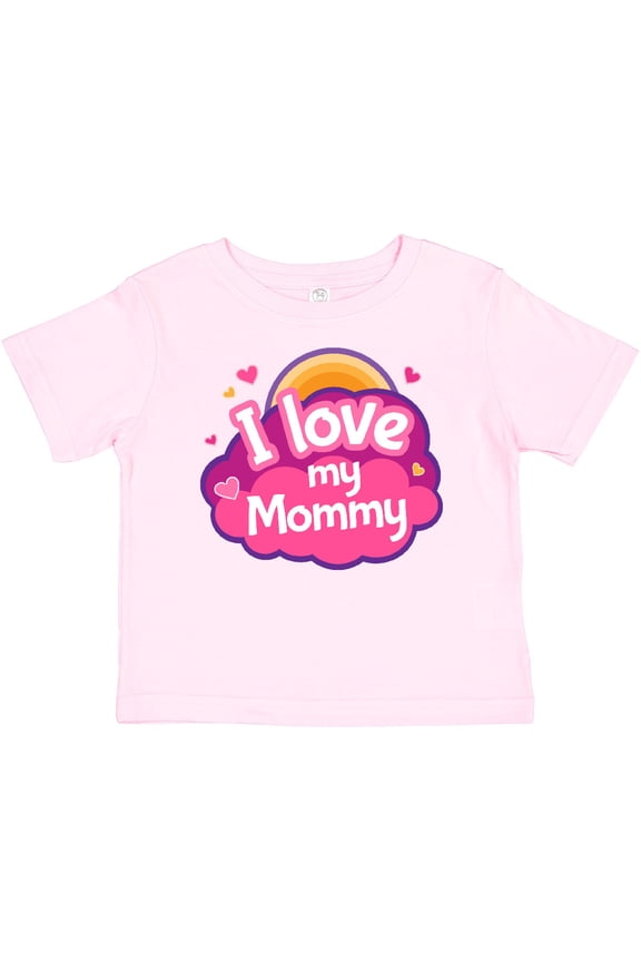 I Love My Mommy Girls Girls Baby T-Shirt