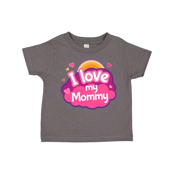 Inktastic I Love My Mommy Girls Girls Toddler T-Shirt