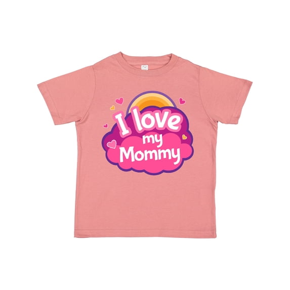 Inktastic I Love My Mommy Girls Girls Toddler T-Shirt
