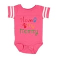 thumbnail image 1 of Inktastic I Love My Mommy Handprints Boys or Girls Baby Bodysuit, 1 of 5