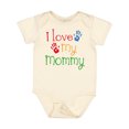 thumbnail image 1 of Inktastic I Love My Mommy Handprints Boys or Girls Baby Bodysuit, 1 of 5