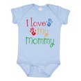 thumbnail image 1 of Inktastic I Love My Mommy Handprints Boys or Girls Baby Bodysuit, 1 of 5