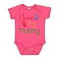thumbnail image 1 of Inktastic I Love My Mommy Handprints Boys or Girls Baby Bodysuit, 1 of 5