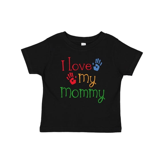 Inktastic I Love My Mommy Handprints Boys or Girls Baby T-Shirt