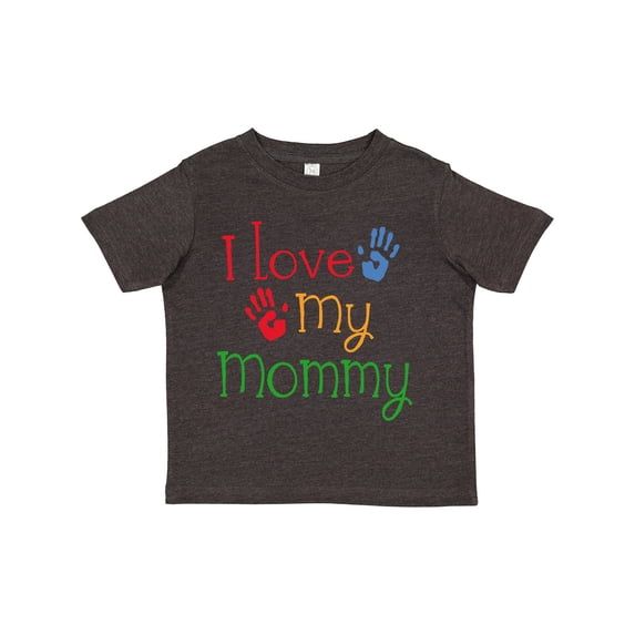 Inktastic I Love My Mommy Handprints Boys or Girls Toddler T-Shirt