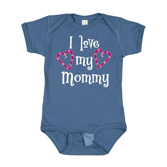 Inktastic I Love My Mommy Hearts Boys or Girls Baby Bodysuit