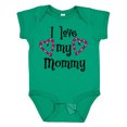 thumbnail image 1 of Inktastic I Love My Mommy- Hearts Boys or Girls Baby Bodysuit, 1 of 5