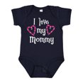 thumbnail image 1 of Inktastic I Love My Mommy Hearts Boys or Girls Baby Bodysuit, 1 of 5