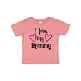 thumbnail image 1 of Inktastic I Love My Mommy Hearts Boys or Girls Baby T-Shirt, 1 of 5