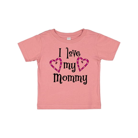 Inktastic I Love My Mommy Hearts Boys or Girls Baby T-Shirt
