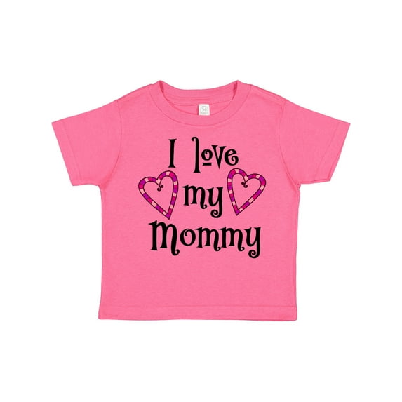 Inktastic I Love My Mommy Hearts Boys or Girls Toddler T-Shirt
