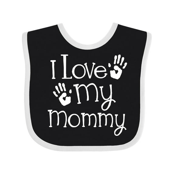 Inktastic I Love My Mommy Mothers Day Boys or Girls Baby Bib