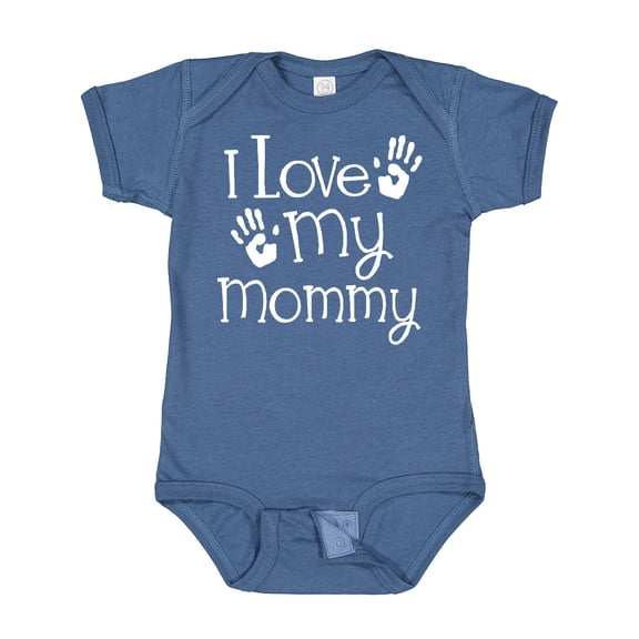 Inktastic I Love My Mommy Mothers Day Boys or Girls Baby Bodysuit