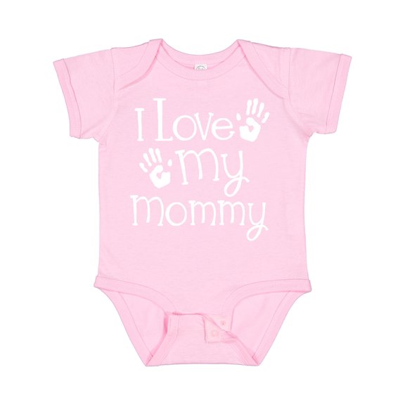 Inktastic I Love My Mommy Mothers Day Boys or Girls Baby Bodysuit
