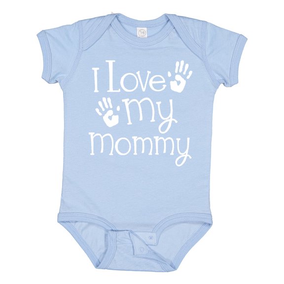 Inktastic I Love My Mommy Mothers Day Boys or Girls Baby Bodysuit