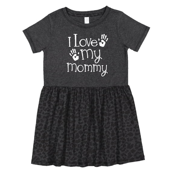 Inktastic I Love My Mommy Mothers Day Girls Toddler Dress