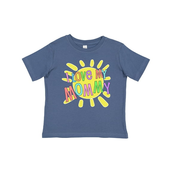 Inktastic I Love My Mommy- Sun and Rainbow Letters Boys or Girls Baby T-Shirt
