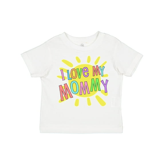 Inktastic I Love My Mommy- Sun and Rainbow Letters Boys or Girls Toddler T-Shirt