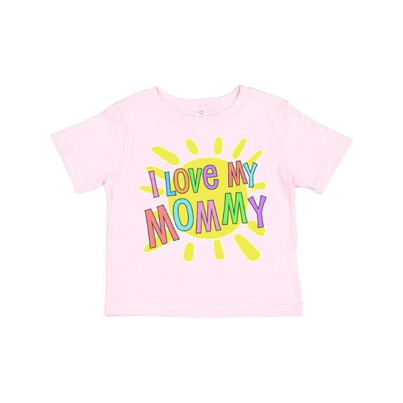 Inktastic I Love My Mommy- Sun and Rainbow Letters Boys or Girls Toddler T-Shirt