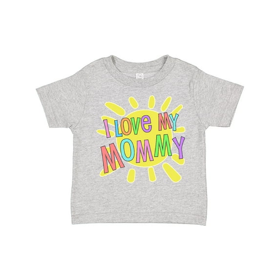 Inktastic I Love My Mommy- Sun and Rainbow Letters Boys or Girls Toddler T-Shirt