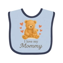 Inktastic I Love My Mommy Teddy Bears Boys or Girls Baby Bib