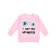 thumbnail image 1 of Inktastic I Love My Mommy Toddler Sweatshirt, 1 of 4