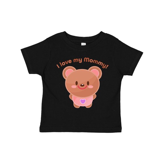 Inktastic I Love My Mommy- cute baby bear Boys or Girls Toddler T-Shirt