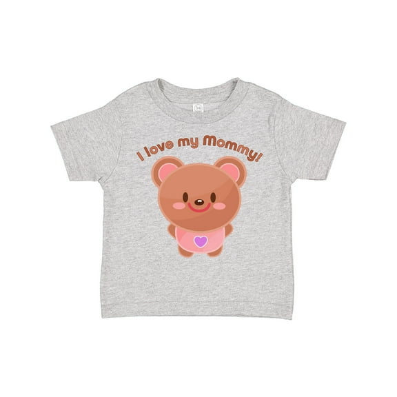 Inktastic I Love My Mommy- cute baby bear Boys or Girls Toddler T-Shirt