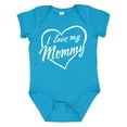 thumbnail image 1 of Inktastic I Love My Mommy in White Chalk Heart Boys or Girls Baby Bodysuit, 1 of 5