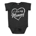 thumbnail image 1 of Inktastic I Love My Mommy in White Chalk Heart Boys or Girls Baby Bodysuit, 1 of 5