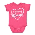 thumbnail image 1 of Inktastic I Love My Mommy in White Chalk Heart Boys or Girls Baby Bodysuit, 1 of 5