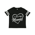 thumbnail image 1 of Inktastic I Love My Mommy in White Chalk Heart Boys or Girls Toddler T-Shirt, 1 of 5