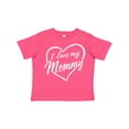 thumbnail image 1 of Inktastic I Love My Mommy in White Chalk Heart Boys or Girls Toddler T-Shirt, 1 of 5