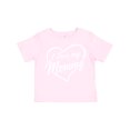 thumbnail image 1 of Inktastic I Love My Mommy in White Chalk Heart Boys or Girls Toddler T-Shirt, 1 of 5