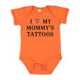 thumbnail image 1 of Inktastic I Love My Mommy's Tattoos Boys or Girls Baby Bodysuit, 1 of 4