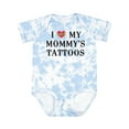 thumbnail image 1 of Inktastic I Love My Mommy's Tattoos Boys or Girls Baby Bodysuit, 1 of 5