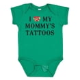 thumbnail image 1 of Inktastic I Love My Mommy's Tattoos Boys or Girls Baby Bodysuit, 1 of 4