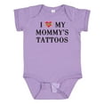 thumbnail image 1 of Inktastic I Love My Mommy's Tattoos Boys or Girls Baby Bodysuit, 1 of 5