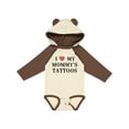 thumbnail image 1 of Inktastic I Love My Mommy's Tattoos Boys or Girls Long Sleeve Baby Bodysuit, 1 of 5