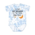thumbnail image 1 of Inktastic I Love My Mommy to the Moon and Back Boys or Girls Baby Bodysuit, 1 of 5