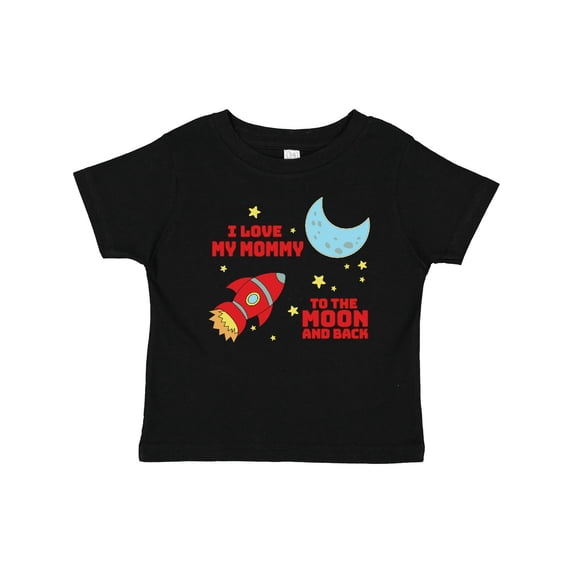Inktastic I Love My Mommy to the Moon and Back Boys or Girls Baby T-Shirt