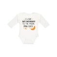 thumbnail image 1 of Inktastic I Love My Mommy to the Moon and Back Boys or Girls Long Sleeve Baby Bodysuit, 1 of 5