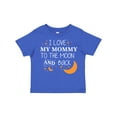 thumbnail image 1 of Inktastic I Love My Mommy to the Moon and Back Boys or Girls Toddler T-Shirt, 1 of 5